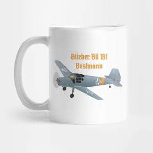 Bücker Bü 181 German WW2 Airplane Mug